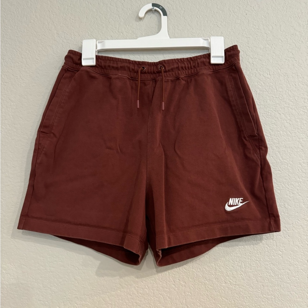 Maroon Nike shorts